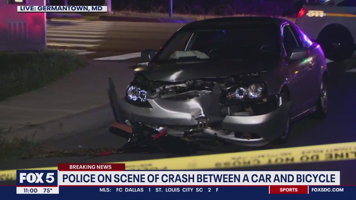Bicyclist killed in Germantown car crash